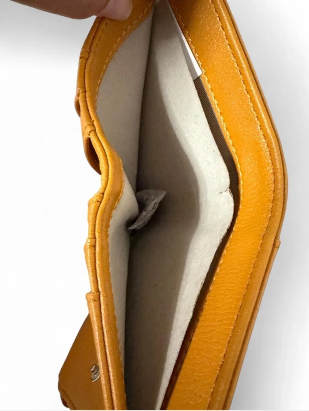 Collection XIIX Mustard Yellow Faux Leather Bifold Wallet – NWT